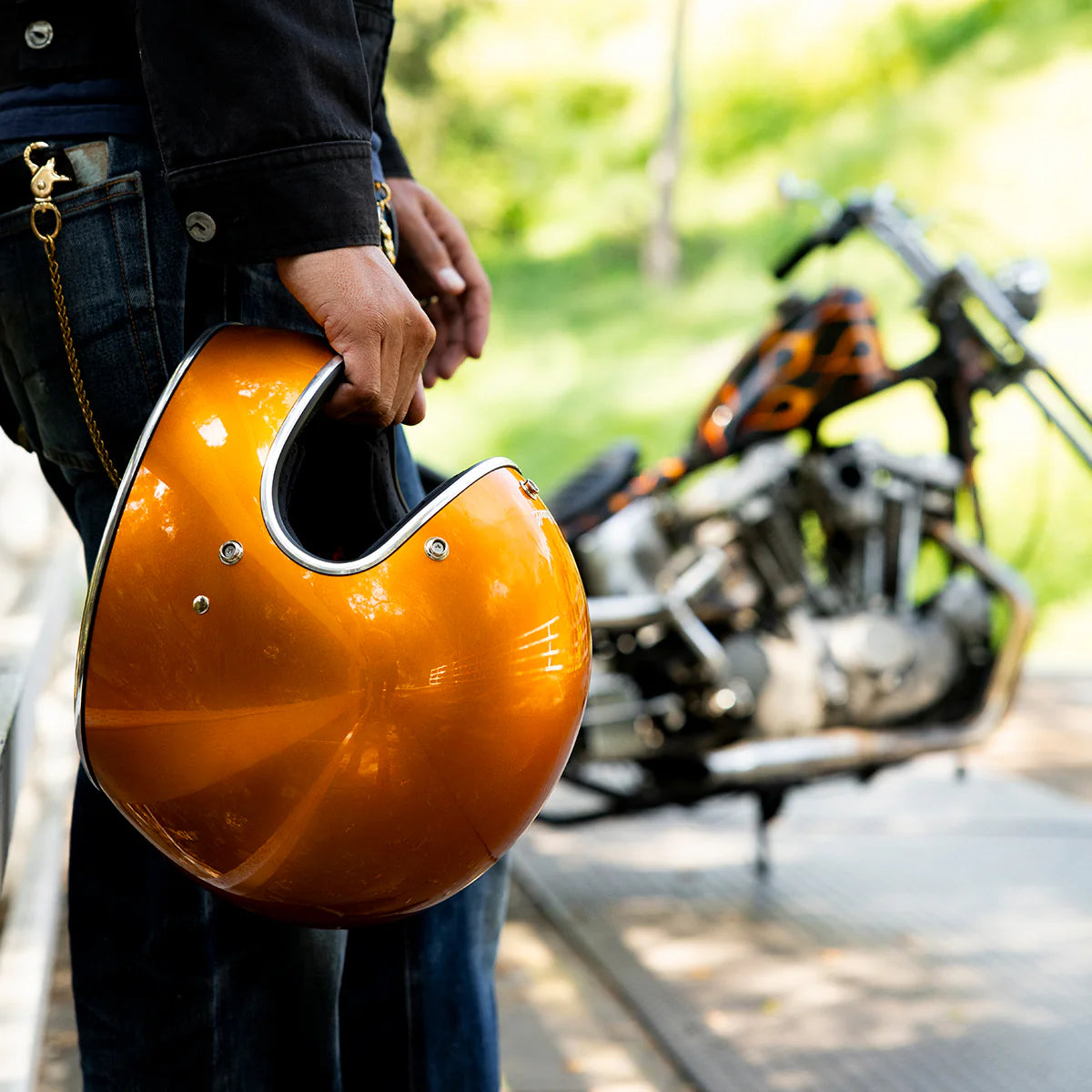 BILTWELL GRINGO HELMET SUNBURST