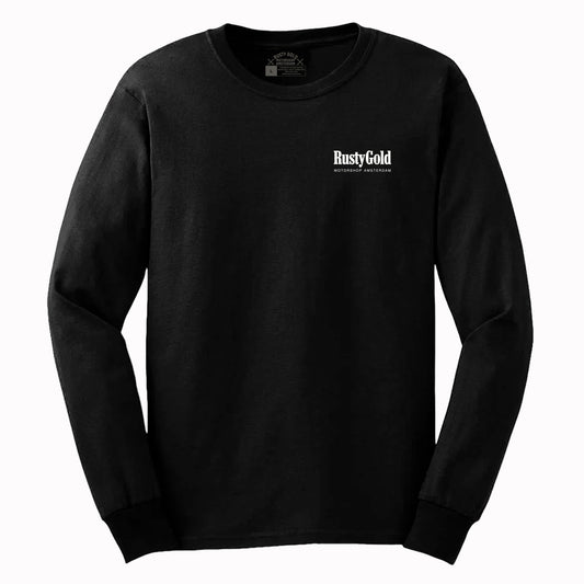 Rusty Gold Tyre Smoker long sleeve black