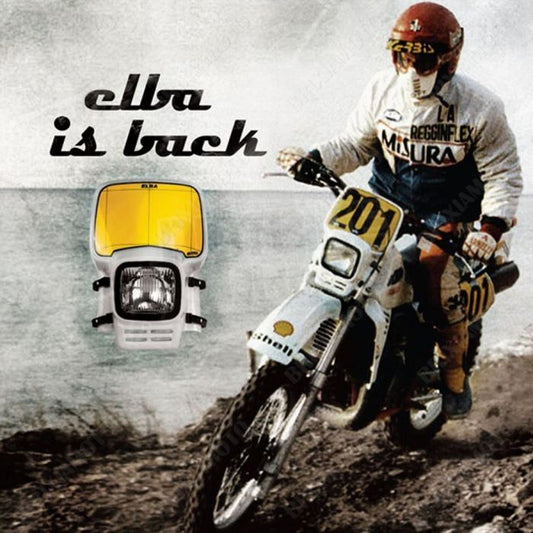 Acerbis Elba Vintage Enduro Headlight - Red