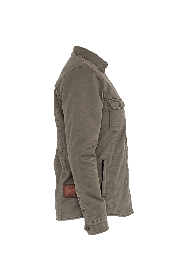 John Doe AAA Motoshirt Jacket Female - Olive Green