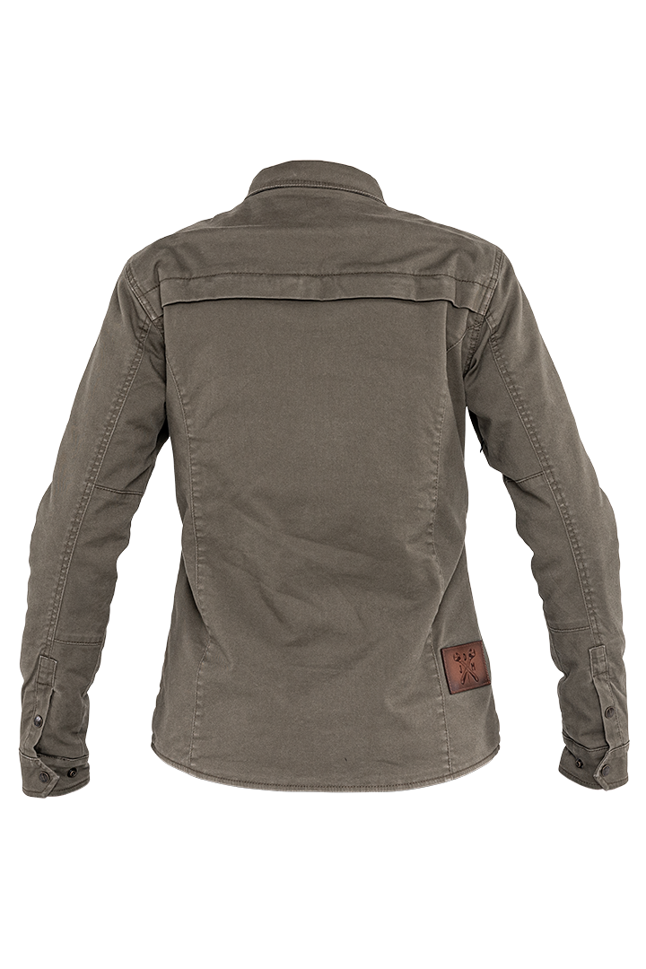 John Doe AAA Motoshirt Jacket Female - Olive Green