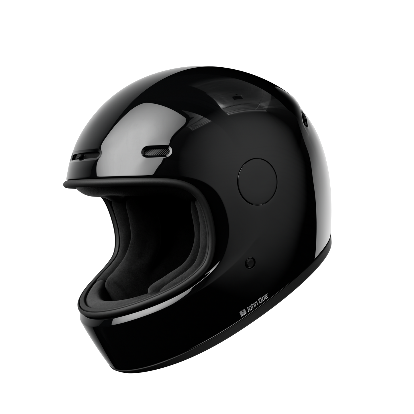 John Doe JD/ONE Frozen helmet - Gloss Black