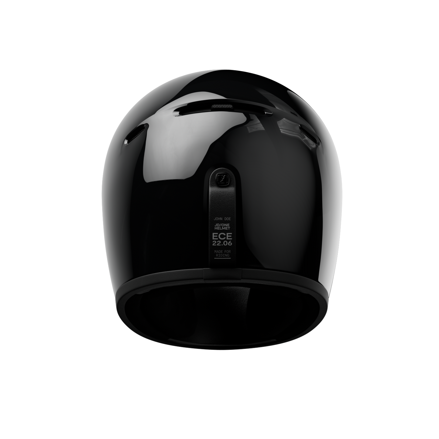 John Doe JD/ONE Frozen helmet - Gloss Black