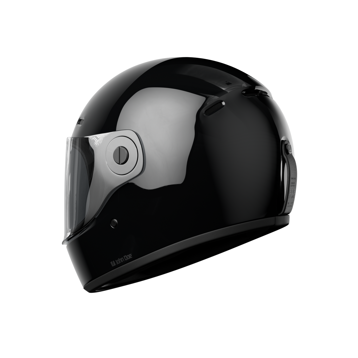 John Doe JD/ONE Frozen helmet - Gloss Black