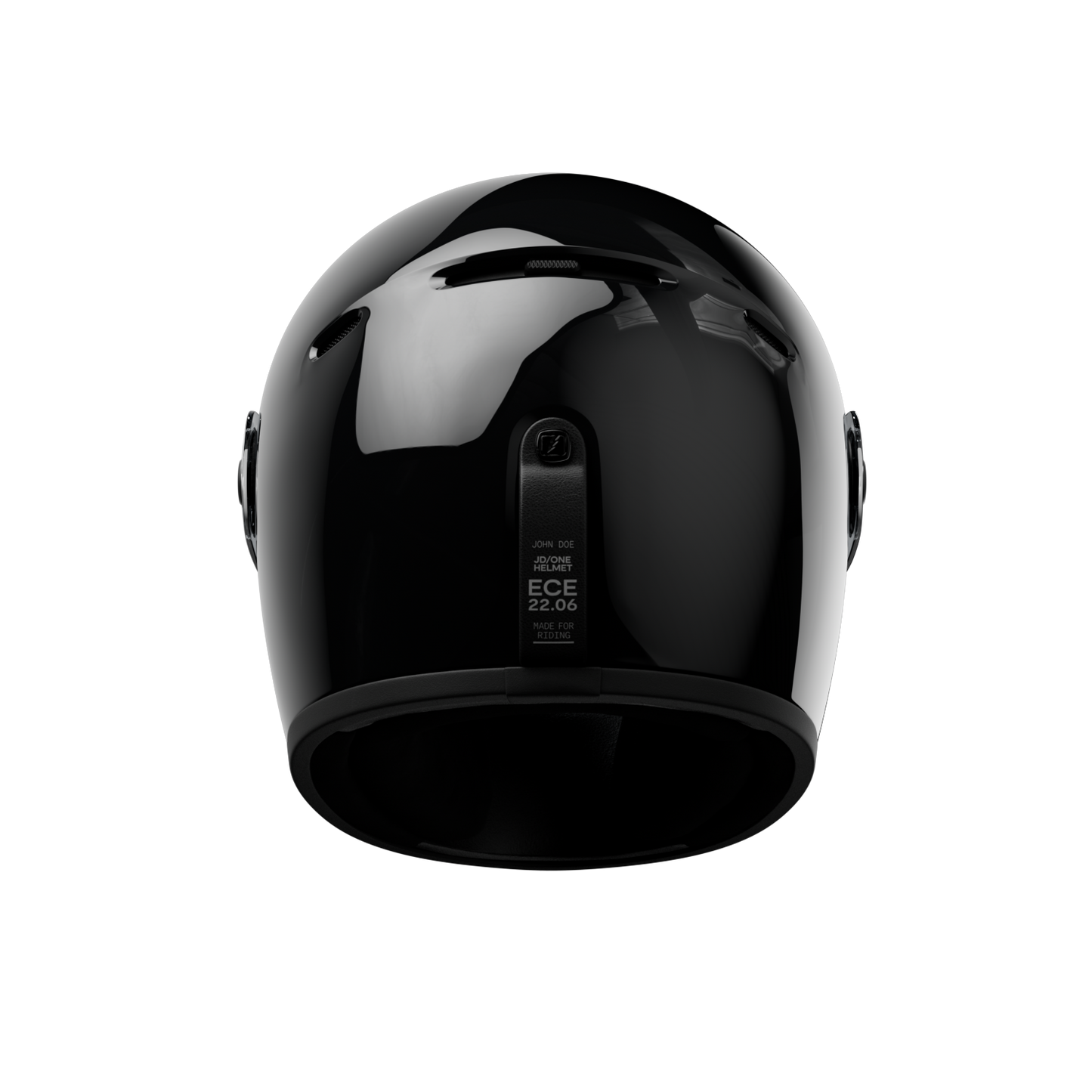 John Doe JD/ONE Frozen helmet - Gloss Black