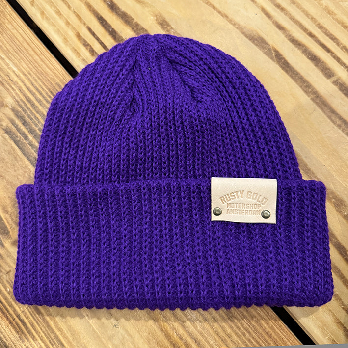 Rusty Gold Rib Beanie Purple Haze (limited edition)