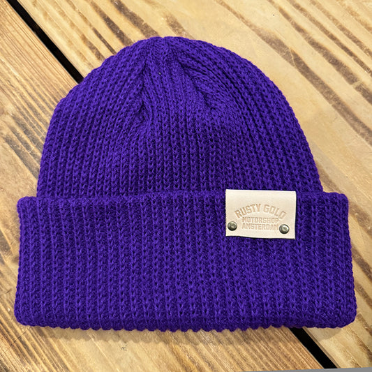 Rusty Gold Rib Beanie Purple Haze (limited edition)