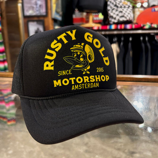Rusty Gold Magpie Trucker
