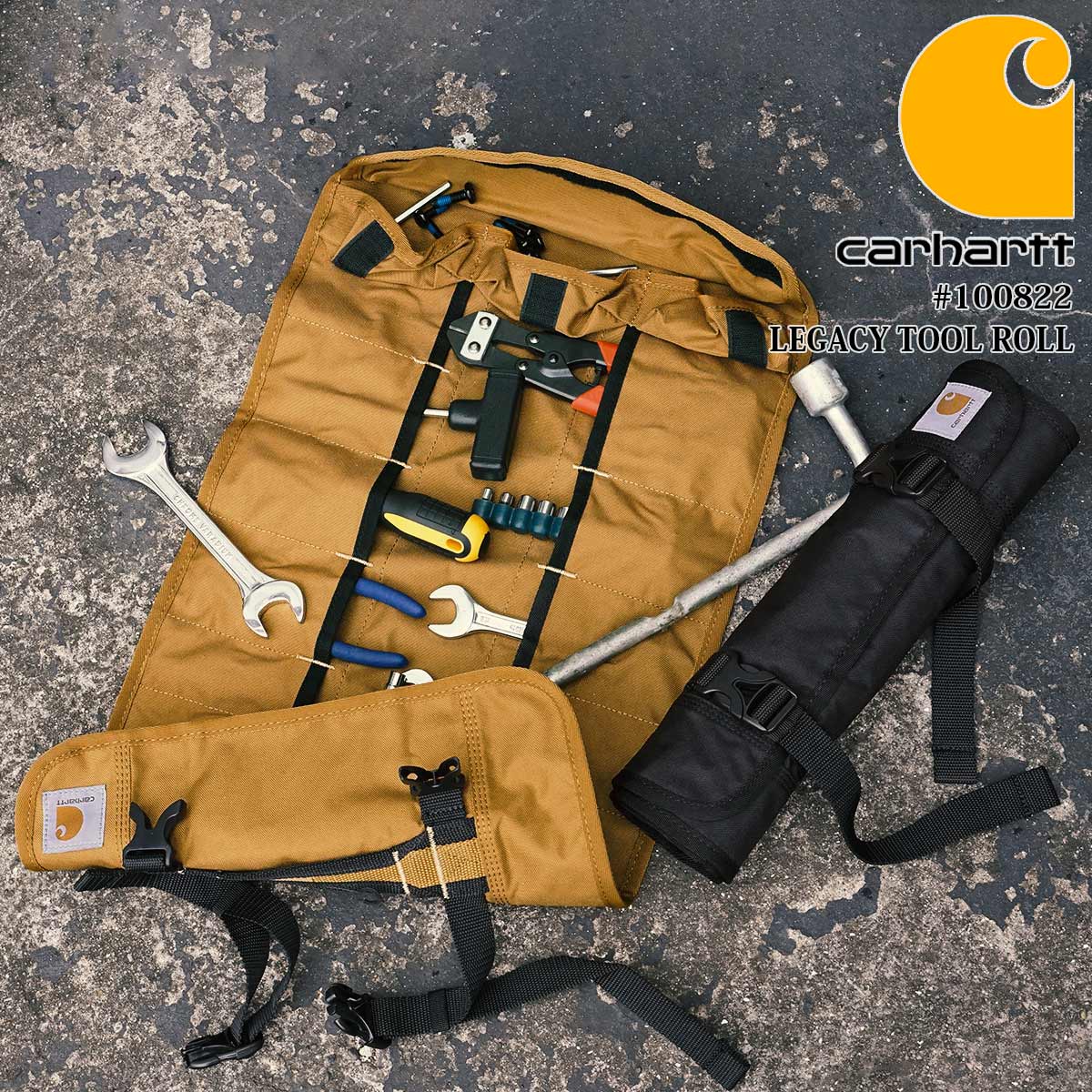 Carhartt Legacy Tool Roll Duck Canvas Brown