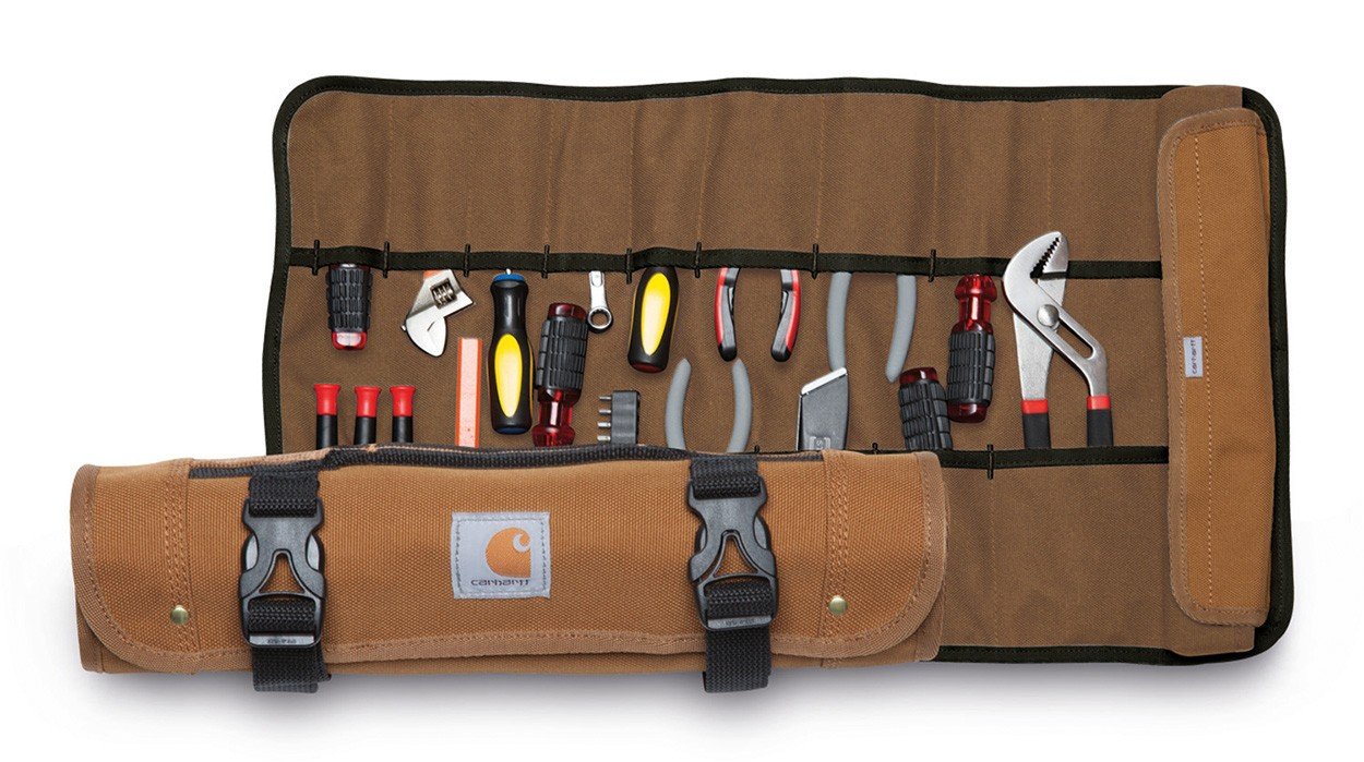 Carhartt Legacy Tool Roll Duck Canvas Brown