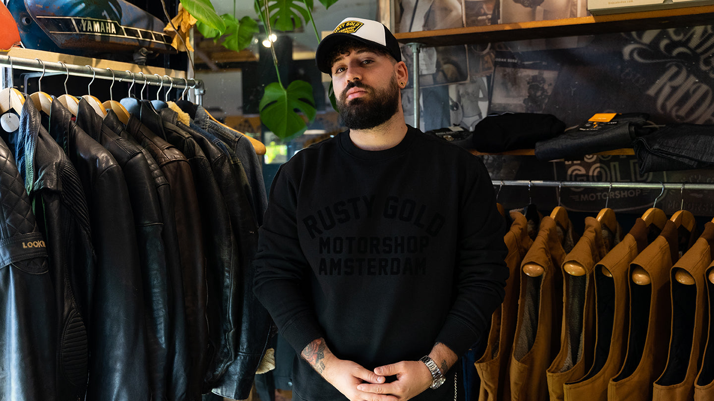 Rusty Race Sweater Black on Black