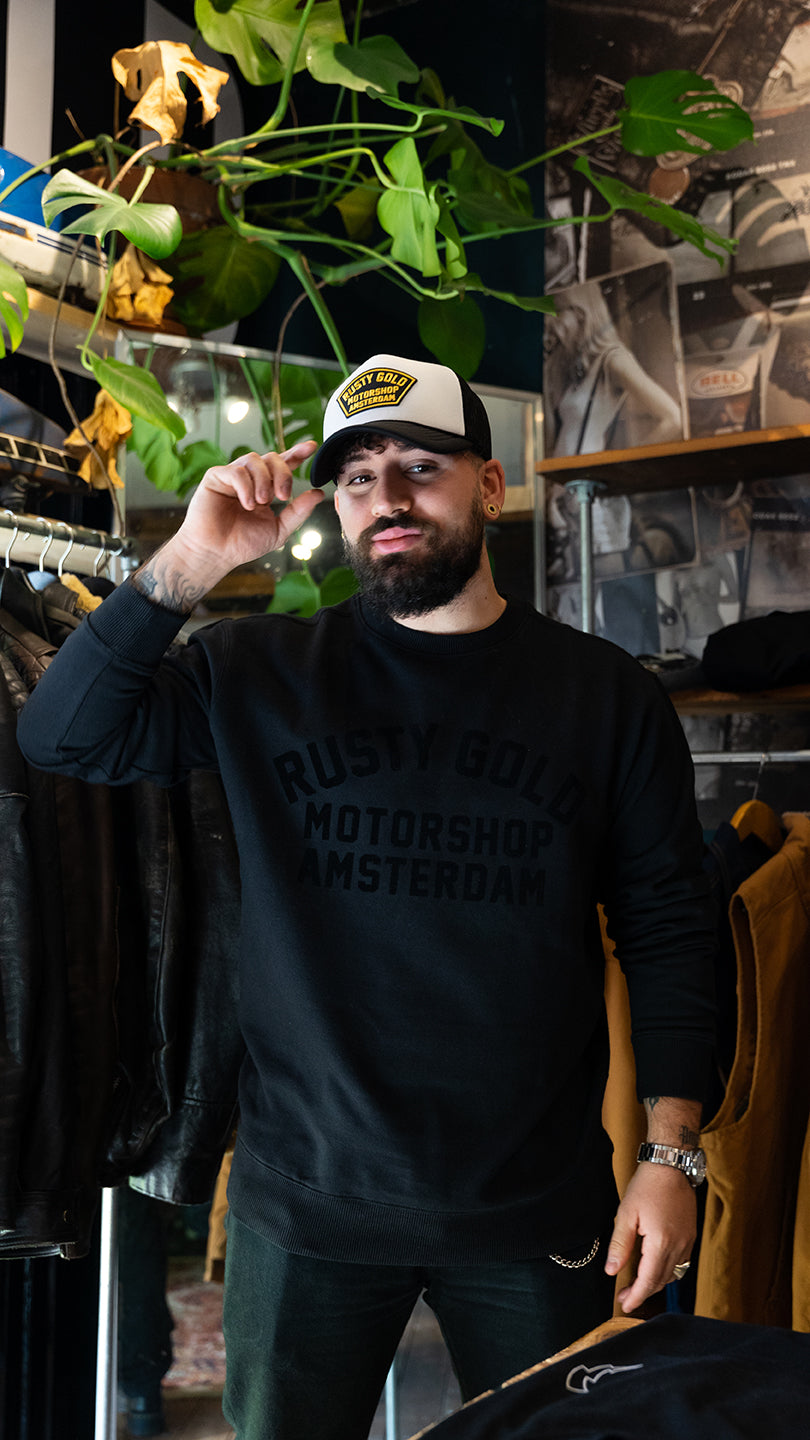 Rusty Race Sweater Black on Black