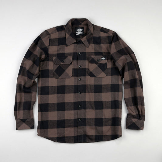 Dickies Sacramento Flannel Shirt - Gravel Grey