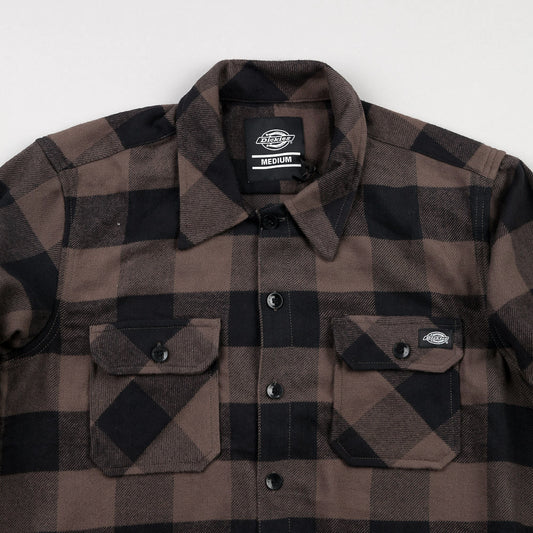 Dickies Sacramento Flannel Shirt - Gravel Grey
