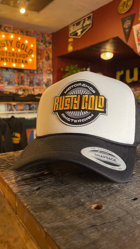 Rusty Gold Wheel Trucker