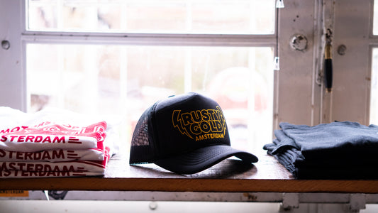 Rusty Gold Trucker Bolts Black/Yellow