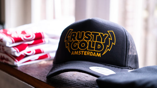 Rusty Gold Trucker Bolts Black/Yellow