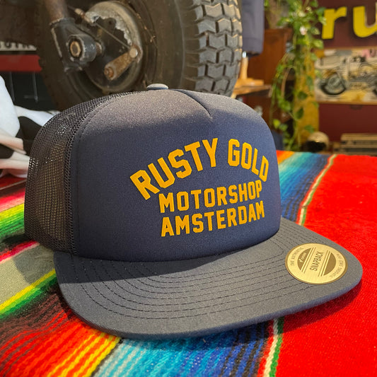 Rusty Gold Trucker Navy/Gold