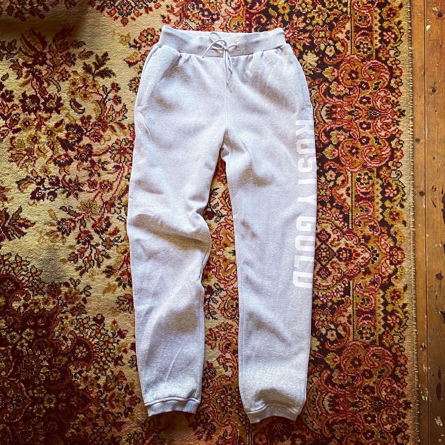 Gold sweatpants cheap